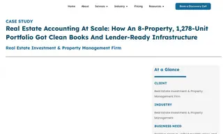 Preview of the Real Estate Investment & Property Management Firm Case Study