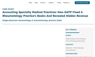 Preview of the Single-physician Rheumatology & Immunotherapy Practice (usa) Case Study
