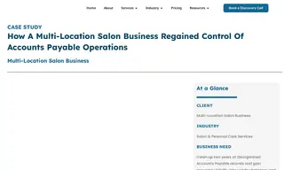Preview of the Multi-Location Salon Business Case Study