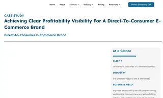 Preview of the Direct-to-Consumer E-Commerce Brand Case Study