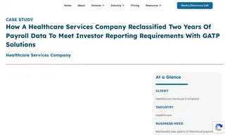 Preview of the Healthcare Services Company Case Study