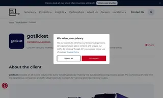 Preview of the gotikket Case Study