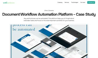 Preview of the Dokus Automation Platform Case Study