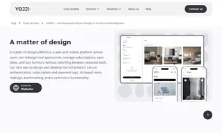 Preview of the AMOD (AI-Powered Interior Design & Furniture Marketplace) Case Study