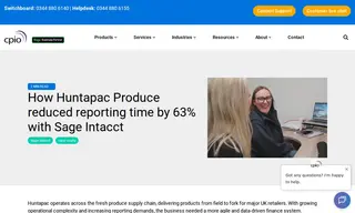 Preview of the Huntapac Produce Ltd Case Study