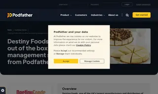 Preview of the Destiny Foods Case Study