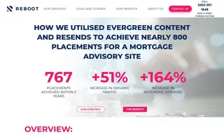 Preview of the Mortgage Deal Comparison Website Case Study