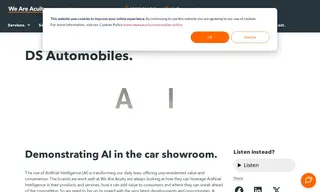 Preview of the DS Automobiles Case Study