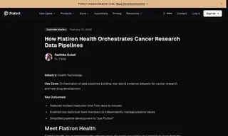 Preview of the Flatiron Health Case Study