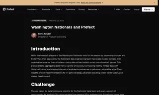 Preview of the Washington Nationals Case Study