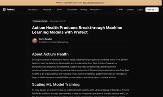 Preview of the Actium Health Case Study