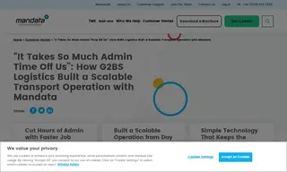 Preview of the G2BS Logistics Case Study