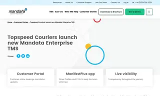 Preview of the Topspeed Couriers Ltd Case Study