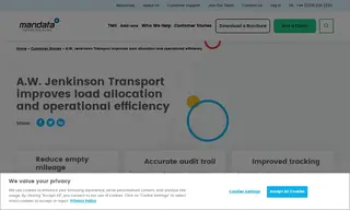 Preview of the A.W. Jenkinson Transport Case Study
