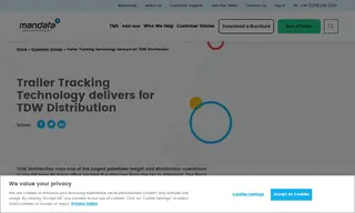 Preview of the TDW Distribution Ltd Case Study