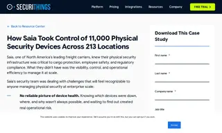 Preview of the Saia Case Study
