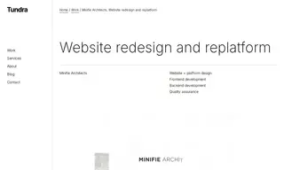 Preview of the Minifie Architects Case Study