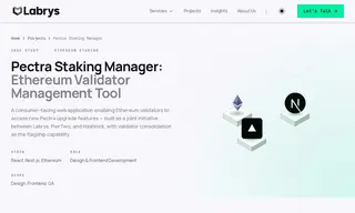 Preview of the Pectra Staking Manager Case Study