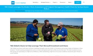 Preview of the T&G Global Case Study