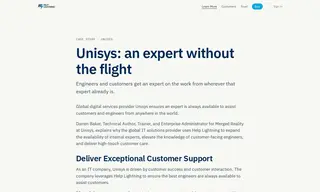 Preview of the Unisys Case Study