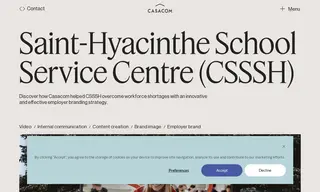 Preview of the Saint-Hyacinthe School Service Centre (csssh) Case Study