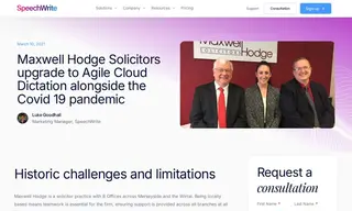Preview of the Maxwell Hodge Solicitors Case Study