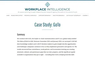 Preview of the Goto Case Study