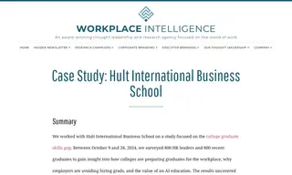 Preview of the Hult International Business School Case Study
