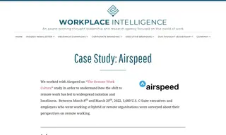 Preview of the Airspeed Case Study