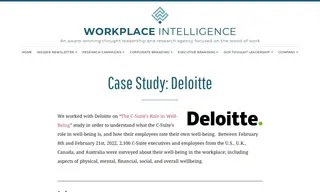 Preview of the Deloitte Case Study