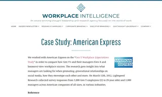 Preview of the American Express Case Study