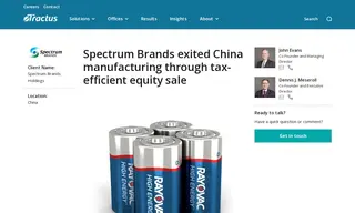 Preview of the Spectrum Brands Holdings Case Study