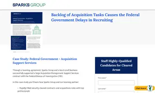 Preview of the Federal Bureau of Investigation (fbi) Case Study