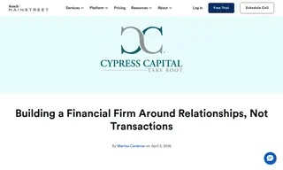 Preview of the Cypress Capital Case Study