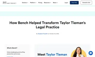 Preview of the Taylor M. Tieman's Legal Practice Case Study