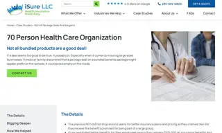 Preview of the 70 Person Health Care Organization Case Study