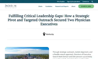 Preview of the Leading Academic Health System in Kentucky Case Study
