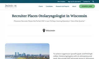 Preview of the Private ENT Physician Group in Wisconsin Case Study