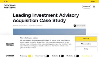 Preview of the Prominent Investment Advisory Firm Case Study