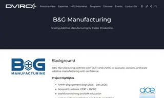 Preview of the B&G Manufacturing Case Study