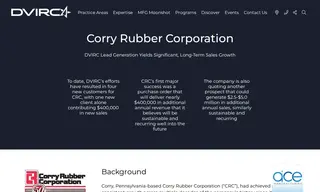 Preview of the Corry Rubber Corporation Case Study