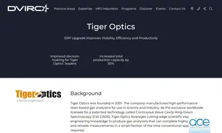 Preview of the Tiger Optics Case Study