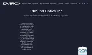 Preview of the Edmund Optics, Inc Case Study