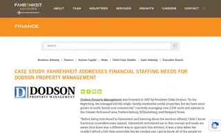 Preview of the Dodson Property Management Case Study