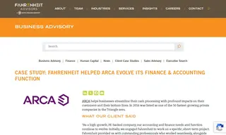 Preview of the ARCA Case Study
