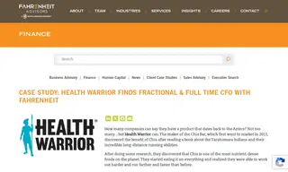 Preview of the Health Warrior Case Study
