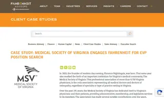 Preview of the Medical Society of Virginia Case Study