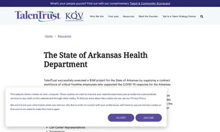 Preview of the State of Arkansas Health Department Case Study