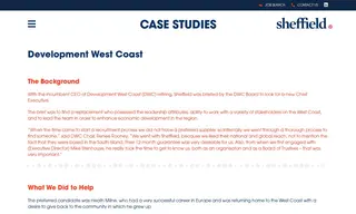 Preview of the Development West Coast Case Study