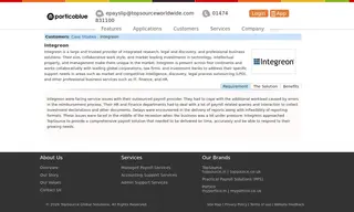 Preview of the Integreon Case Study